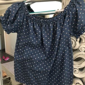 Off the shoulder shirt